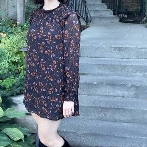 Sanctuary Floral Black Blouse
